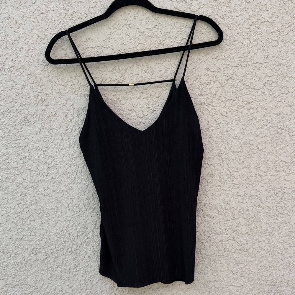 Aeropostale Black V-Neck Spaghetti Strap Camisole